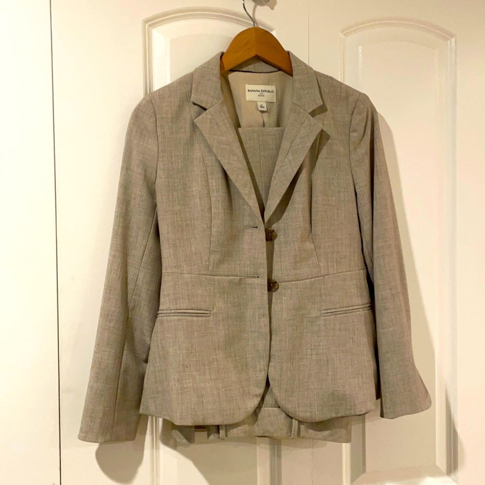 Banana Republic Skirt/Dress Slacks Suit Set